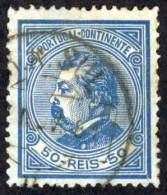 Portugal Sc# 56 Used (b) 1881 50 King Luiz - Gebruikt