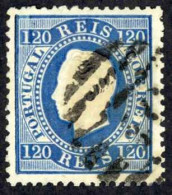 Portugal Sc# 46 Used 1871 120r King Luiz - Gebruikt