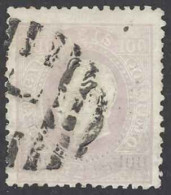 Portugal Sc# 45e Used (a) 1871 100r King Luiz - Oblitérés