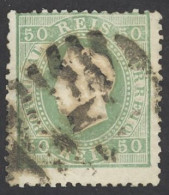 Portugal Sc# 42 Used (a) 1870-1884 50r Pale Green King Luiz - Used Stamps