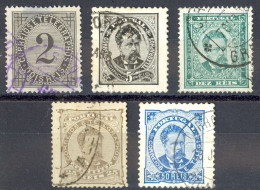 Portugal Sc# 57-61 Used 1882-1887 King Luiz - Used Stamps