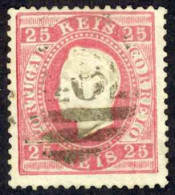 Portugal Sc# 41 Used (a) 1870-1884 25r King Luiz - Gebraucht