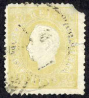 Portugal Sc# 39 CULL (corners, Tear) 1870-1884 20r King Luiz - Usado