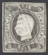 Portugal Sc# 17 Used (b) 1866-1867 5r King Luiz - Usati