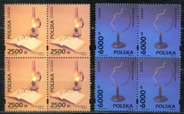 Poland Sc# 3193-3194 MNH Block/4 1991 Europa - Neufs