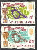 Pitcairn Islands Sc# 60-61 MH 1966 World Cup Soccer - Pitcairn