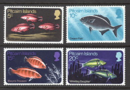 Pitcairn Islands Sc# 114-117 MNH 1970 Rudderfish (Dream Fish) - Pitcairn Islands