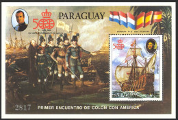 Paraguay Sc# C624 MNH 1985 25g Discovery Of America, 100th Anniv. - Paraguay