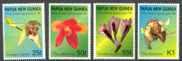 Papua New Guinea Sc# 944-947 MNH 1998 Orchids - Papouasie-Nouvelle-Guinée
