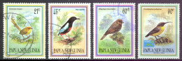 Papua New Guinea Sc# 802-805 Used 1993 Small Birds - Papouasie-Nouvelle-Guinée