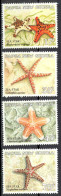Papua New Guinea Sc# 682-685 MNH 1987 Starfish - Papouasie-Nouvelle-Guinée