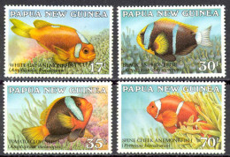 Papua New Guinea Sc# 659-662 MNH 1987 Fish - Papouasie-Nouvelle-Guinée