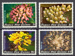 Papua New Guinea Sc# 566-569 MH 1982 Corals - Papouasie-Nouvelle-Guinée