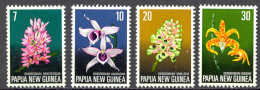 Papua New Guinea Sc# 402-405 MH 1974 Orchids - Papouasie-Nouvelle-Guinée