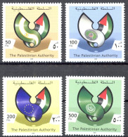 Palestinian Authority Sc# 145-148 MNH 2001 Flags - Palästina