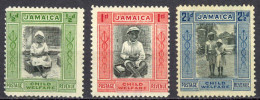 Jamaica Sc# B1-B3 MH (b) 1923 Native Boy & Girl - Giamaica (...-1961)