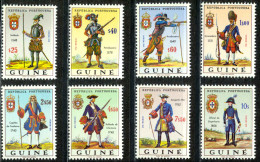 Portuguese Guinea Sc# 321-328 MNH 1966 Uniforms - Portuguese Guinea