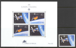 Portugal Madeira Sc# 151-152 MNH 1991 80e Europa - Madeira