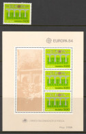 Portugal Madeira Sc# 94-94a MNH 1984 51e Europa - Madeira