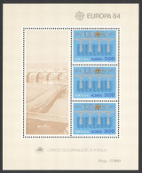 Portugal Azores Sc# 344a MNH Souvenir Sheet 1984 Europa - Açores