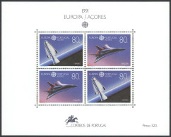 Portugal Azores Sc# 396 MNH Souvenir Sheet 1991 Europa - Açores