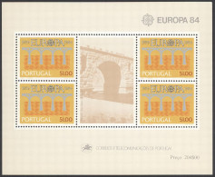 Portugal Sc# 1601a MNH Souvenir Sheet 1984 Europa - Neufs