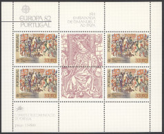 Portugal Sc# 1538a MNH Souvenir Sheet 1982 Europa - Neufs