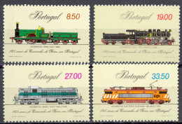 Portugal Sc# 1512-1515 MNH 1981 Locomotives - Neufs