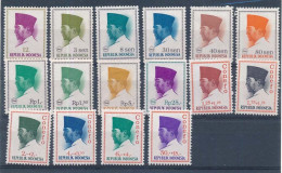 16 Timbres Neufs Sans Charnières INDONESIE  REPUBLIK INDONESIA XIII-6 - Indonesië