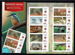 Belgique Carnet 10 X N° 1 Special Edition Fantastic Fauna 2021 Animaux VF 15,3 € - 1997-… Permanent Validity [B]