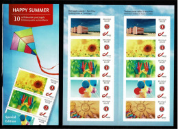 Belgique Carnet 10 X N° 1 Special Edition Happy Summer 2021 Animaux VF 15,3 € - 1997-… Validité Permanente [B]