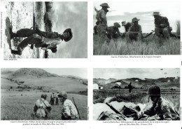 INDOCHINE 1954 Bataille De Diên Biên Phu Parachutistes/légion étrangère Lot De 4 Photos - Oorlog, Militair