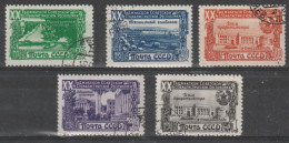 1949 -  20 Anniv. De La Repulique De Tajkistan  Mi No 1419/1423 - Usados