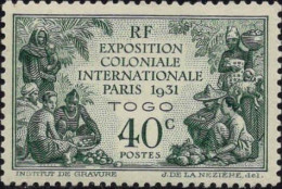 Togo Poste N** Yv:161/164 Exposition Coloniale Paris - Unused Stamps