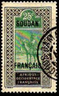 Soudan Poste Obl Yv: 27 Mi:30 Méhariste Targui (Beau Cachet Rond) - Used Stamps