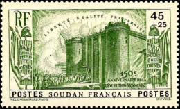 Soudan Poste N* Yv:105/109 150.Anniversaire De La Révolution Française (Trace De Charnière) - Ongebruikt