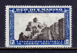 San Marino - Scott #167 - MH - A Bit Of Gum Wrinkling, Pencil/rev. - SCV $5.50 - Nuovi