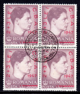 Romania - Scott #B368 - Blk/4 - Used/CTO - SCV $8.00 - Gebruikt