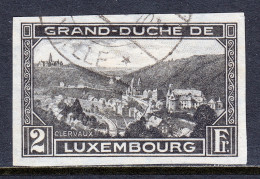 Luxembourg - Scott #B66 - Used - Tiny Scissor Cut UR Cnr. - SCV $16 - Oblitérés