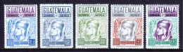 Guatemala - Scott #C436-C440 - MH - Gum Bump #C438 - SCV $5.40 - Guatemala