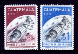 Guatemala - Scott #C444-C445 - MNH - A Few Short Perfs - SCV $7.50 - Guatemala