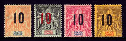 Grand Comoro - Scott #26//29 - MH - Thin #26 - SCV $10 - Unused Stamps