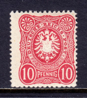 Germany - Scott #39 - MH - 2 Very Subtle Thin Specks - SCV $13 - Unused Stamps