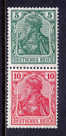 Germany - Scott #82, 83 - MH - Se-tenant Pair - Unused Stamps