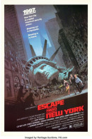 Cinema - Escape From New York - Illustration Vintage - Affiche De Film - CPM - Carte Neuve - Voir Scans Recto-Verso - Affiches Sur Carte