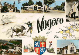 32 - Nogaro - Multivues - Courses Landaises - Blasons - Voir Timbre - CPM - Voir Scans Recto-Verso - Nogaro