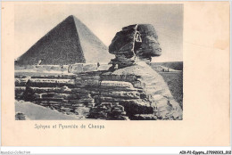 AIKP2-EGYPTE-0108 - Sphynx Et Pyramide De Cheops  - Sphinx