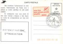 LA POSTE Demonstration D'indexation 1983 MONTBRISON Loire  42 (scan Recto Verso)MG2850TER - Montbrison