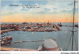 AIKP6-EGYPTE-0518 - PORT-SAID - La Rade Et Le Quai  - Port Said