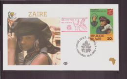 Zaire , Enveloppe Avec Cachet Commémoratif " Jean-Paul II En Afrique " Kinshasa, 15 Août 1985 - Andere & Zonder Classificatie